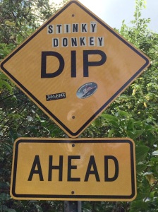 Fun to see how many customized "Dip" signs you can spot while driving around the island.